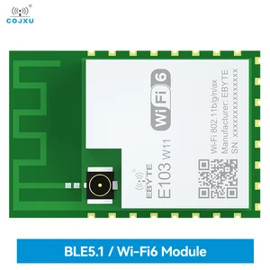 WIFI6 модуль BLE5.1 COJXU E103-W11 поддержка AT Command OTA обновление MQTT 10dBm Высокоскоростная передача данных SMD Bluetooth модуль