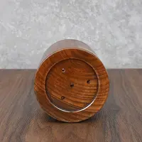 1pcs Solid wood pen holder, Chinese style retro wooden pen holder, desktop decoration storage box 2
