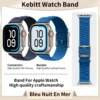 Kebitt En Mer Bleu Nuit Single Tour Iwatch Band For Apple Watch Ultra2 10 9 8 7 6 Strap 46MM 45 49MM