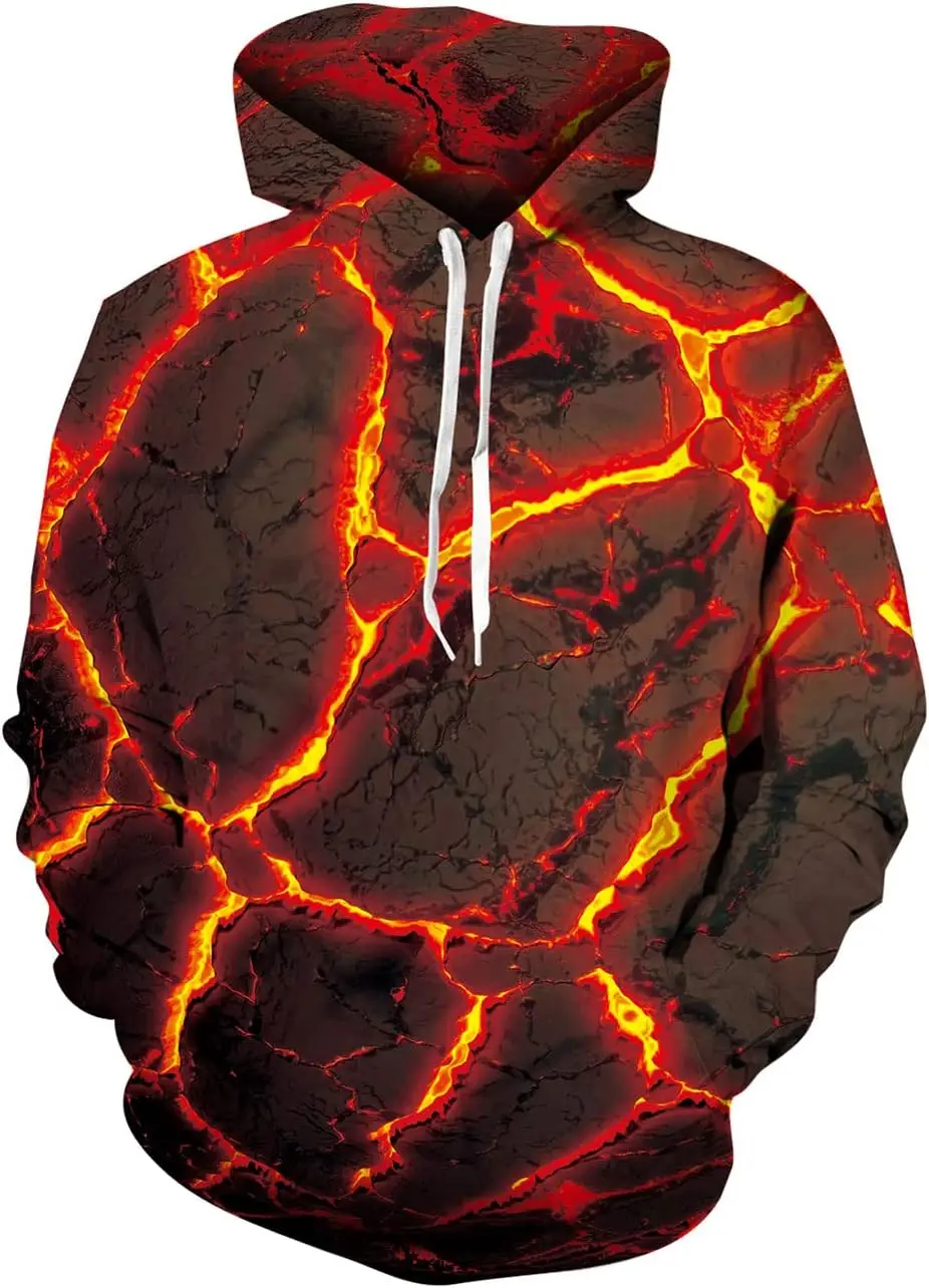 thumbnail image 1 of Sudadera con capucha de gran tamaño para hombre 2024, estampado 3D de lobo animal, moda feroz, divertida, estilo hip hop callejero, informal, 1 of 5