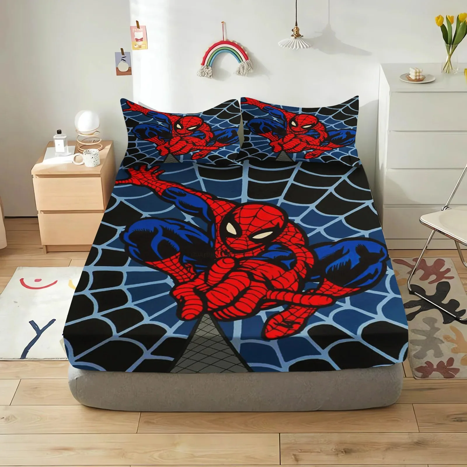 Spider man シーツ Amazon.co.jp: スパイダーマン グッズ 掛け布団 ＆ シーツセット