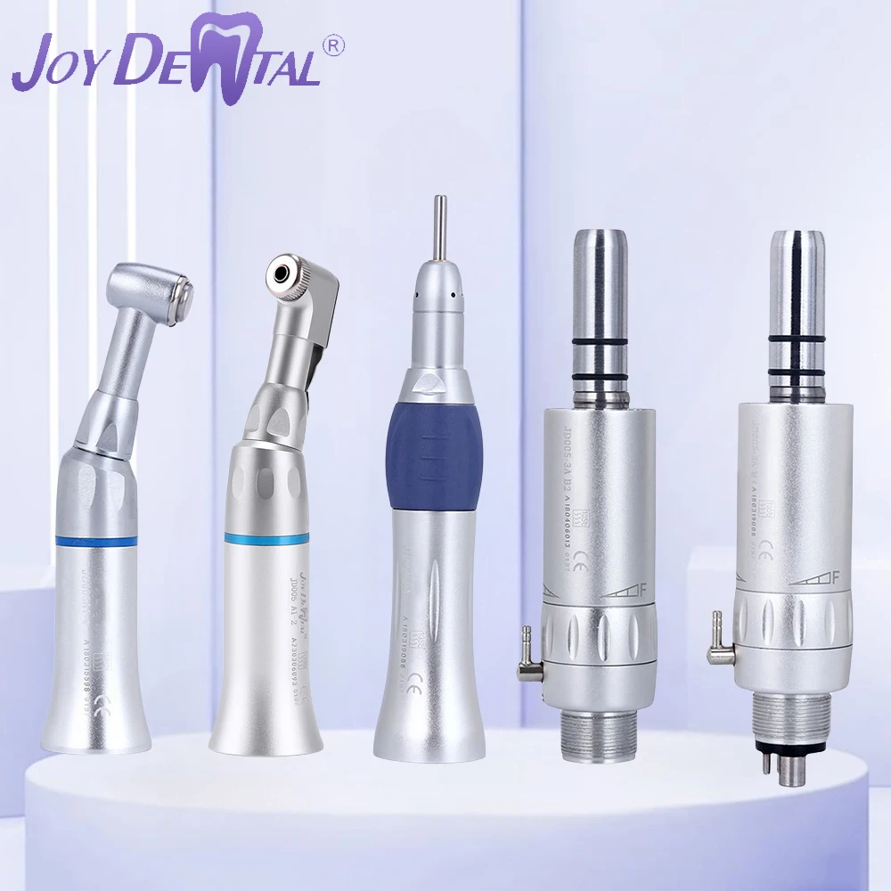 

JOY DENTAL Low Speed Handpiece Push Button/Latch Type 2/4 Holes Air Motor Autoclavable 135°C