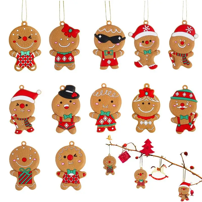 

12 шт., Новогодние подвески для пряничного хлеба