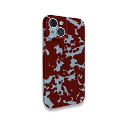Vibrant Red & Blue Magnetic Acrylic TPU Phone Case - iPhone 13 Mini (2)