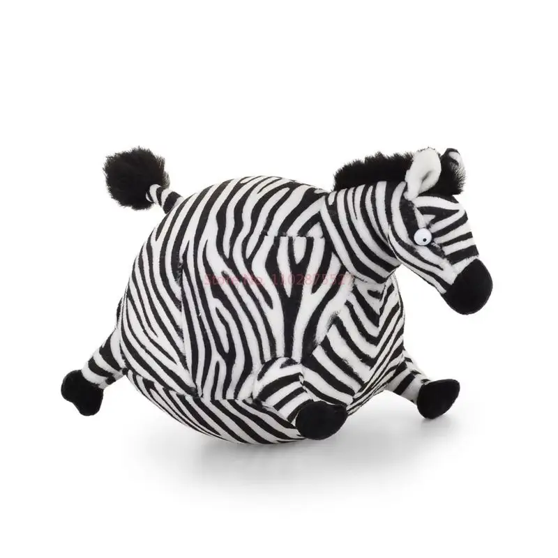 Simulated Fat Animal Soft Plush Toy Cheetah Zebra Stuffed Solid