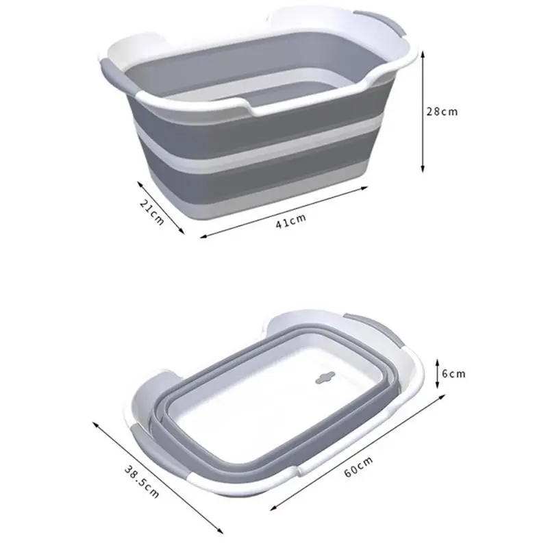 Foot Bath Bucket Toilet Sitz Bath Basin Hair Washing Basin Portable Ice Bath Tub Inflatable Bathtub Folding Pet Bath Tub With Drainage Hole