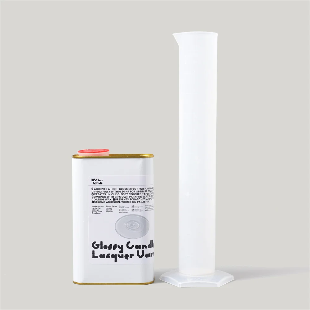 Boowan Nicole Water-Based Shiny Candle Lacquer Varnish for Candle Making