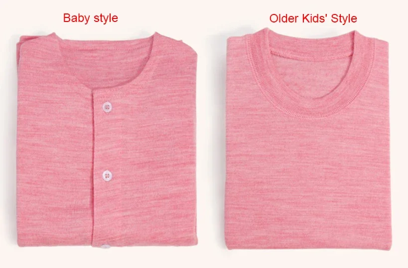 100% Merino Wool Kids Button-Down Cardigan Baby Boys Girls Merino Wool Base Layer Knit Sweater Jackets Warm Moisture Wicking