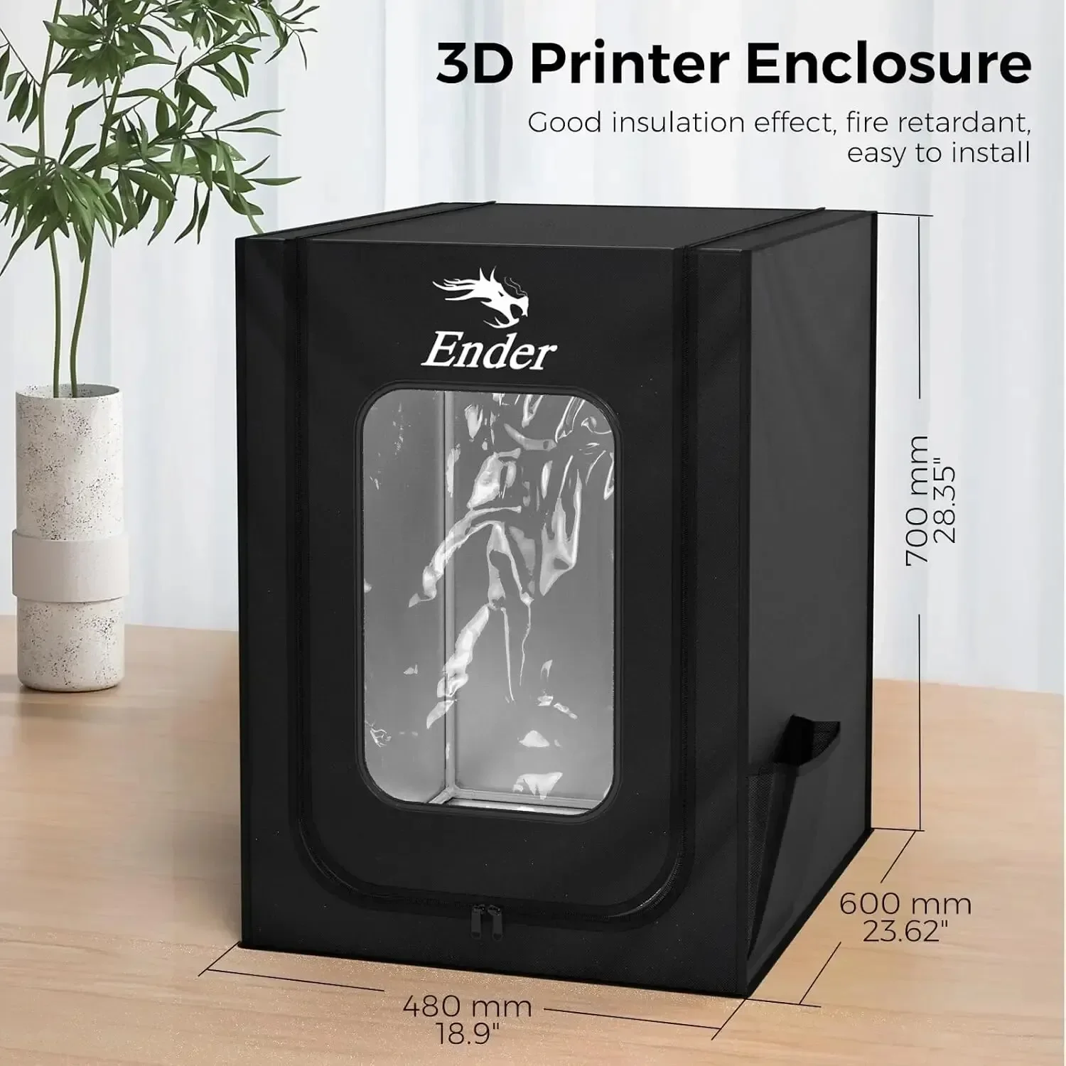 3D Printer Enclosure CREALITY Ender 720*600*480mm Insulation Fire Retardant for Ender-3 Series