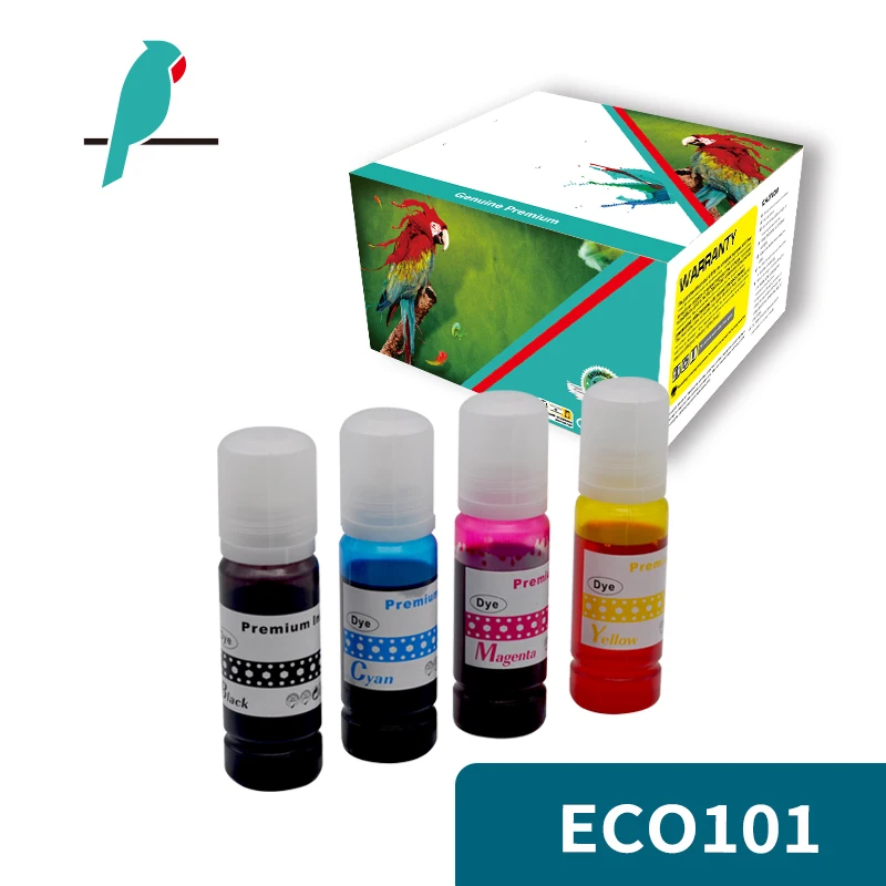 Compatible Epson 101 102 103 104 502 544 001 003 Refill Ink Bottles EcoTank L4150 4160 6160 6170 6190 14150 3110 1311 3150 3160 dye ink kit,ink refill kit,dye ink refill,inkjet printer ink,ink cartridge refill kit,ink refill,printer cleaner