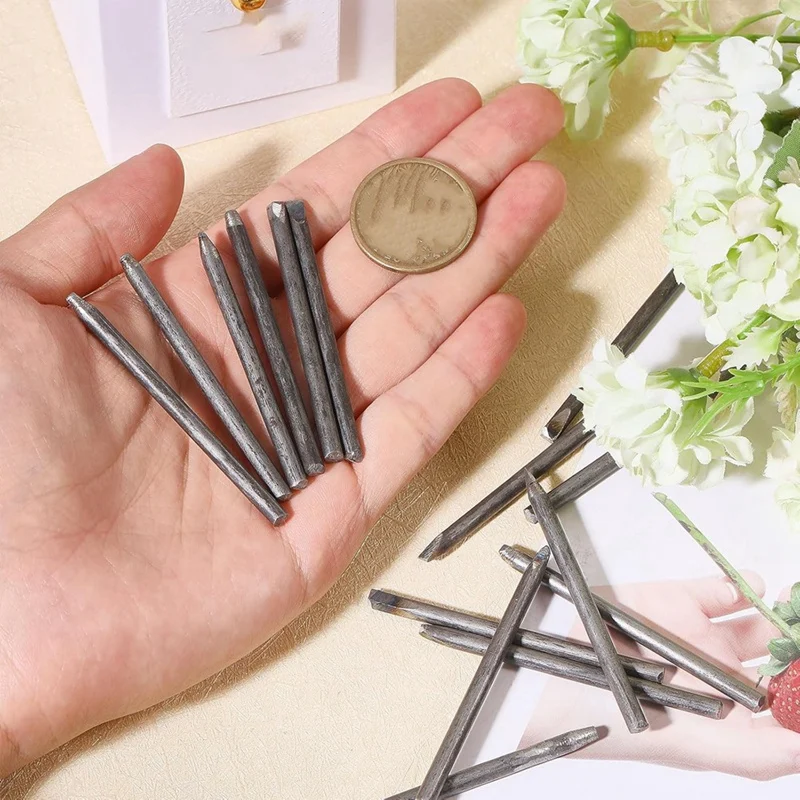 Alphabet number stamp set Custom logo stamp 20Pcs Flower Punch Stamp Set Iron Engraving Tool