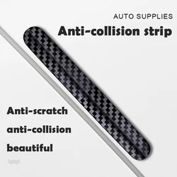 4pcs Universal Car Door strips Anti Scratch Sticker Carbon Fiber Edge Protective Strips Side Doors Moldings Scuff trim Stickers