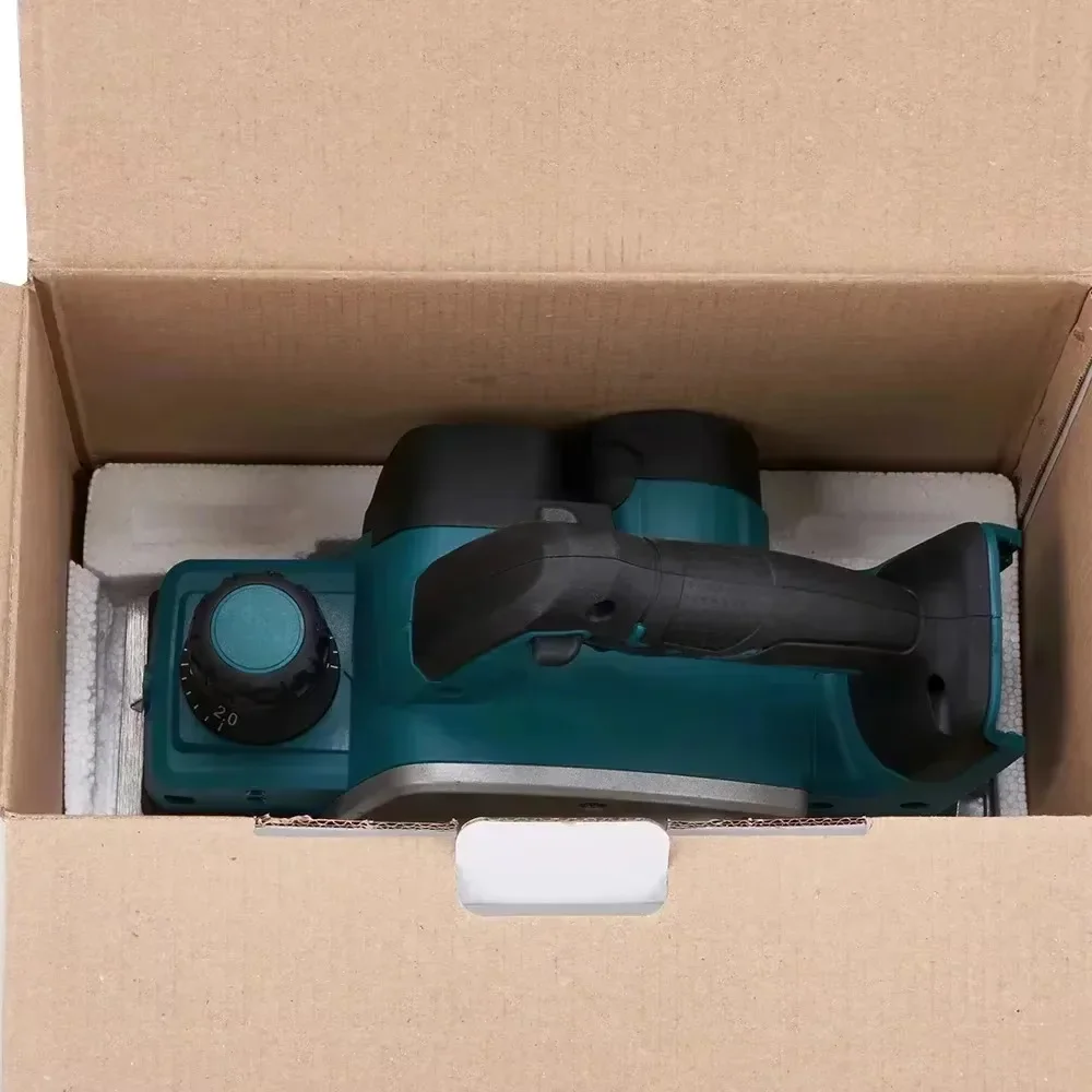 ONEVAN 30000RPM Brushless Electric Planer Cordless DIY Furniture Cutting Tool Power Planer Woodworking For Makita 18v Battery 6