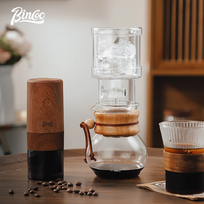 Bincoo Cold Brew Coffee Pot Set Drip Filter Ecocoffee Iced Tools Barista  Hand-made Glass Coffee Maker Household Pour over Kettle - AliExpress