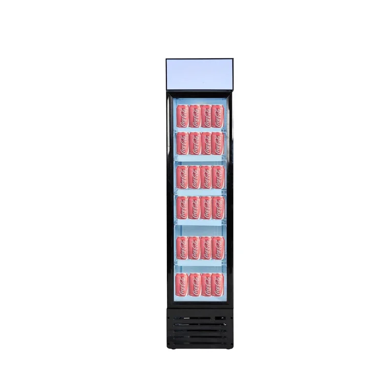 SC145B 145L Commercial Supermarket Slim Display Showcase Upright Fridge