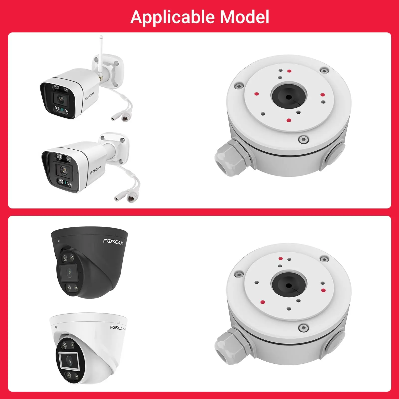 FOSCAM FABV5 Waterproof Junction Box for V5EP V8EP T5EP
