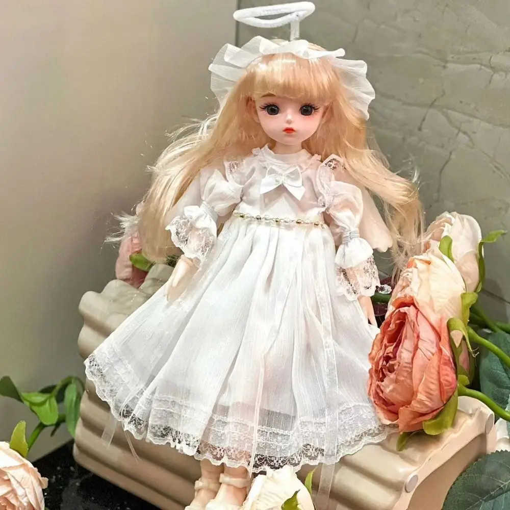 1/6 SD 30cm Bjd Doll with Clothes Attractive Eyes High Heel Princess Dress Up BJD Dolls Elegant with Wig Make Up