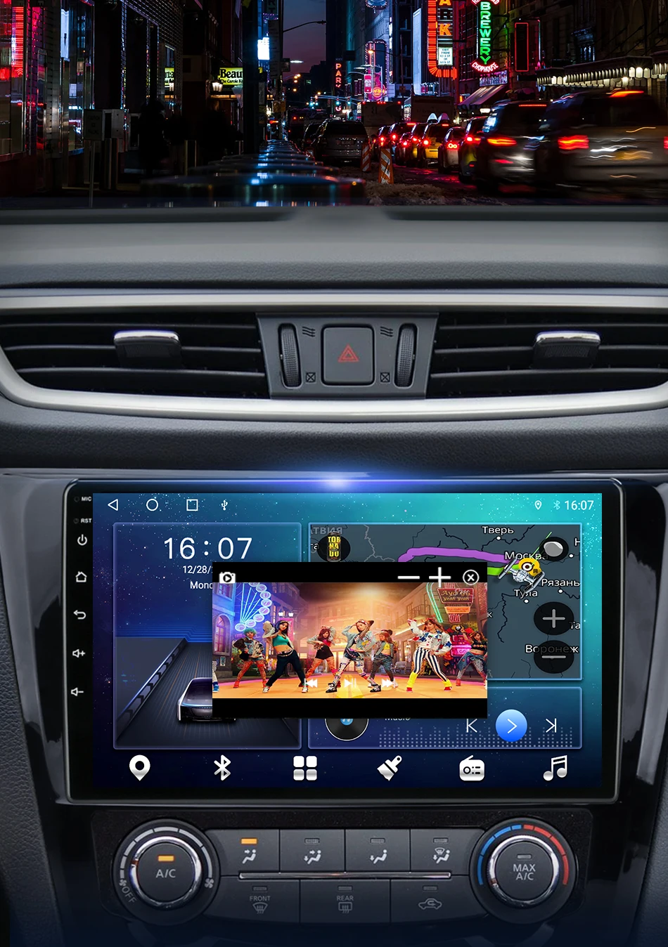 pioneer car stereo Srnubi 2 Din Android 11 Car Radio for Nissan Qashqai 2 J11 X-Trail T32 Rogue 2013-2021 Multimedia Player 2Din Carplay Stereo DVD headrest monitors with bluetooth