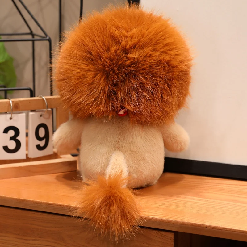 35/50/60CM Super Soft Cute Lion Plush Toy Fluffy Stuffed Animal for Hugging Pillow Cartoon Birthday Gifts Home Decor