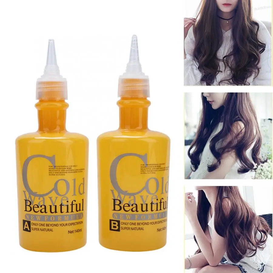 280ml Permanent Perming Water Wavy Hair Pear Head Texture Perm Cream Liquid Cold Wave Lotion Wax Not Hurt | Красота и здоровье