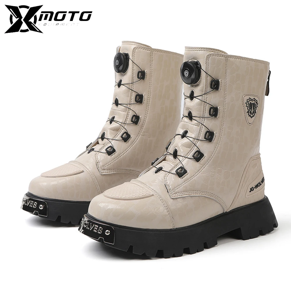 

Motorcycle Riding Boots Fall Prevention Motocross Boots For 4 Season Racing Boots Deodorization Road Cycling Boots Portability