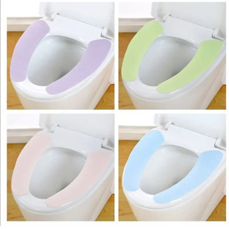 Washable and Thickened Bathroom Accessories Toilet Seat Cover Soft and Comfortable Warm Bathroom Accessories. Pad Covers Bowl