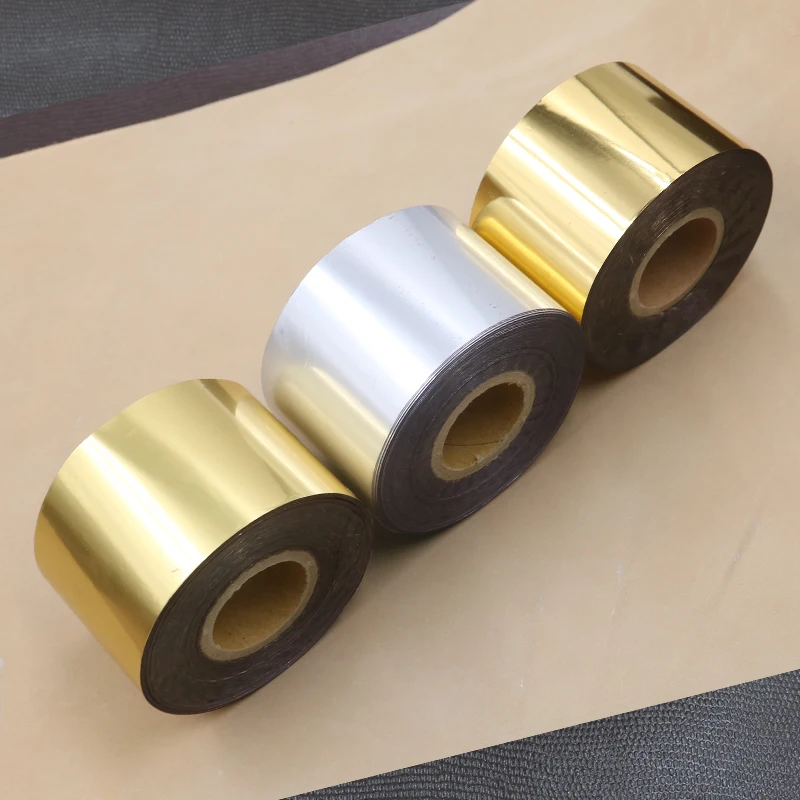 Hot Stamping Foils Gold Blocking Silver Black Foil For Leather Craft Embosing Prin Bronzing Paper Gilding Quill Pen Print craft foil