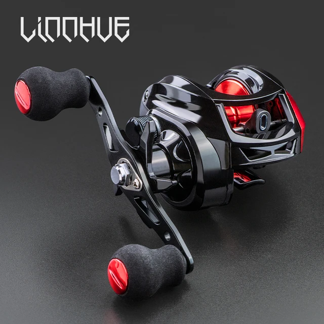 Linnhue New Fishing Reel Ak2000 Baitcasting Reel 7.2:1 High Speed 8kg Max  Drag Grey Golden Saltwater Reel Fishing For Bass Pesca - Fishing Reels -  AliExpress