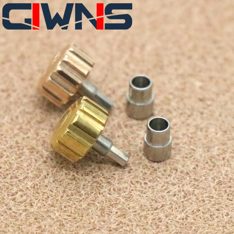 Watch Accessories Inner Tooth 6.5mm All Steel Crown Adjustment Time Button Screw Turn Key For