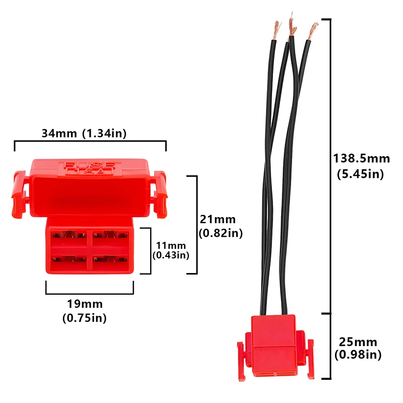4-Way Starter Solenoid Relay Plug Connector Wiring Harness For HONDA NSS300 NT650 PS250 RVF750R RVT1000R SES125 SLR650 V/W/X