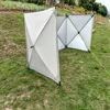 Outdoor Windproof Shield Folding Camping Windshield Gas Stove Burner Windscreen Shelter Wind Picnic Camping Large Panel Camping 6