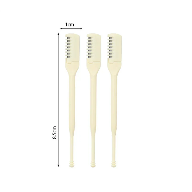 Compact & Travel-Friendly, Ultra-Thin 10PCS Nose Hair Scissors - Precision Trimmer, Ergonomic Design for Safe & Easy Grooming