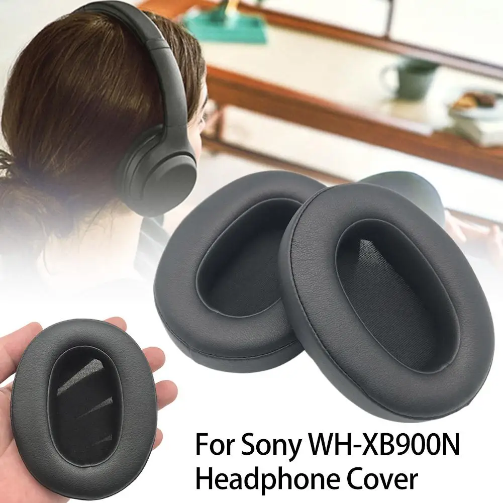 Premium Leather Ear Cushion Covers for Over-Ear Headphones - Enhanced Comfort & Style