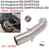 Slip For Husqvarna 401 SVARTPILEN 401 VITPILEN 125 250 2020 2021 2022 2023 Motorcycle Exhaust Mid Link Pipe Connect 51Mm Muffler