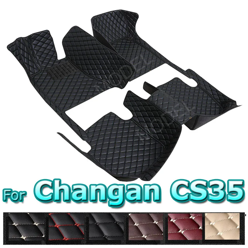 

Автомобильные коврики для Changan CS35 CS 35 Plus 2023 2022 2021 2020 2019 2018, водонепроницаемые коврики, коврики, автомобильная накладка на ногу, автомобильная накладка