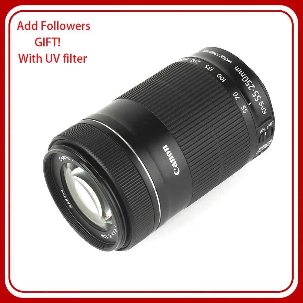 

Canon EF-S 55-250mm f/4-5.6 IS STM Lens