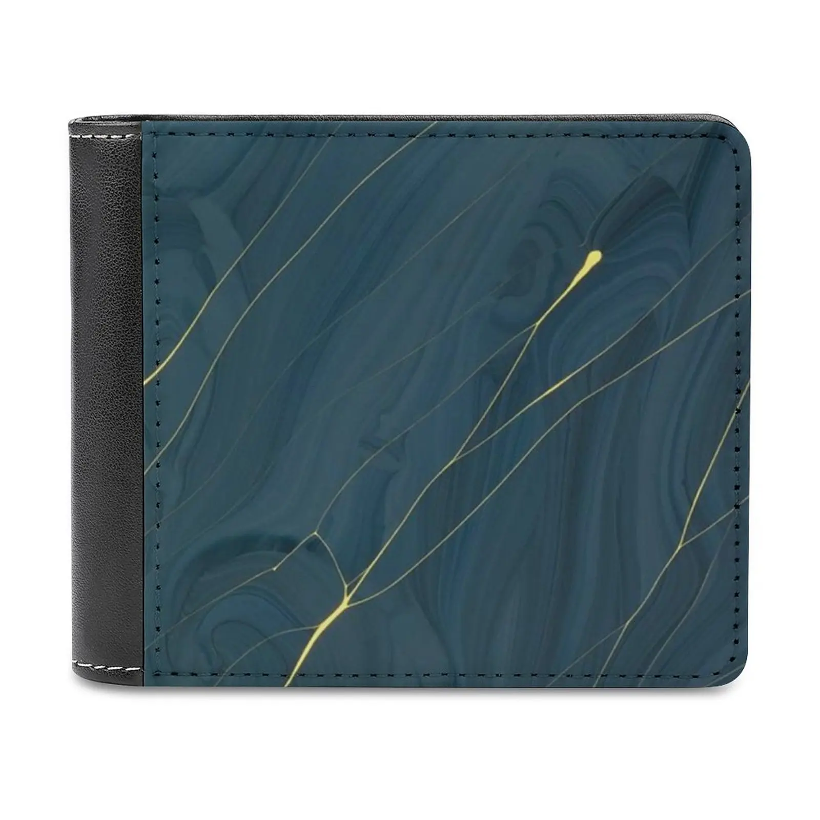 Midnight Blue & Gold Streaks-Custodie Per Iphone E Galaxy Portafogli Da Uomo Portafogli Portafogli Nuovo Design Prezzo Dollaro Portafoglio In Pelle Da