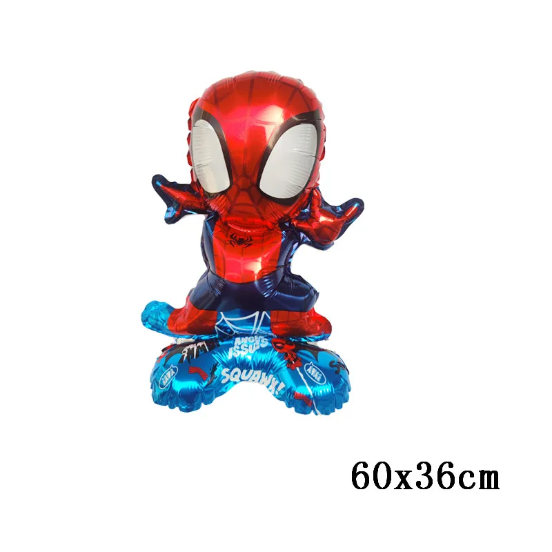 In piedi Mickey Minnie palloncino Spider Man Captain America tema festa di compleanno decorazione palloncino Baby Shower giocattolo per bambini