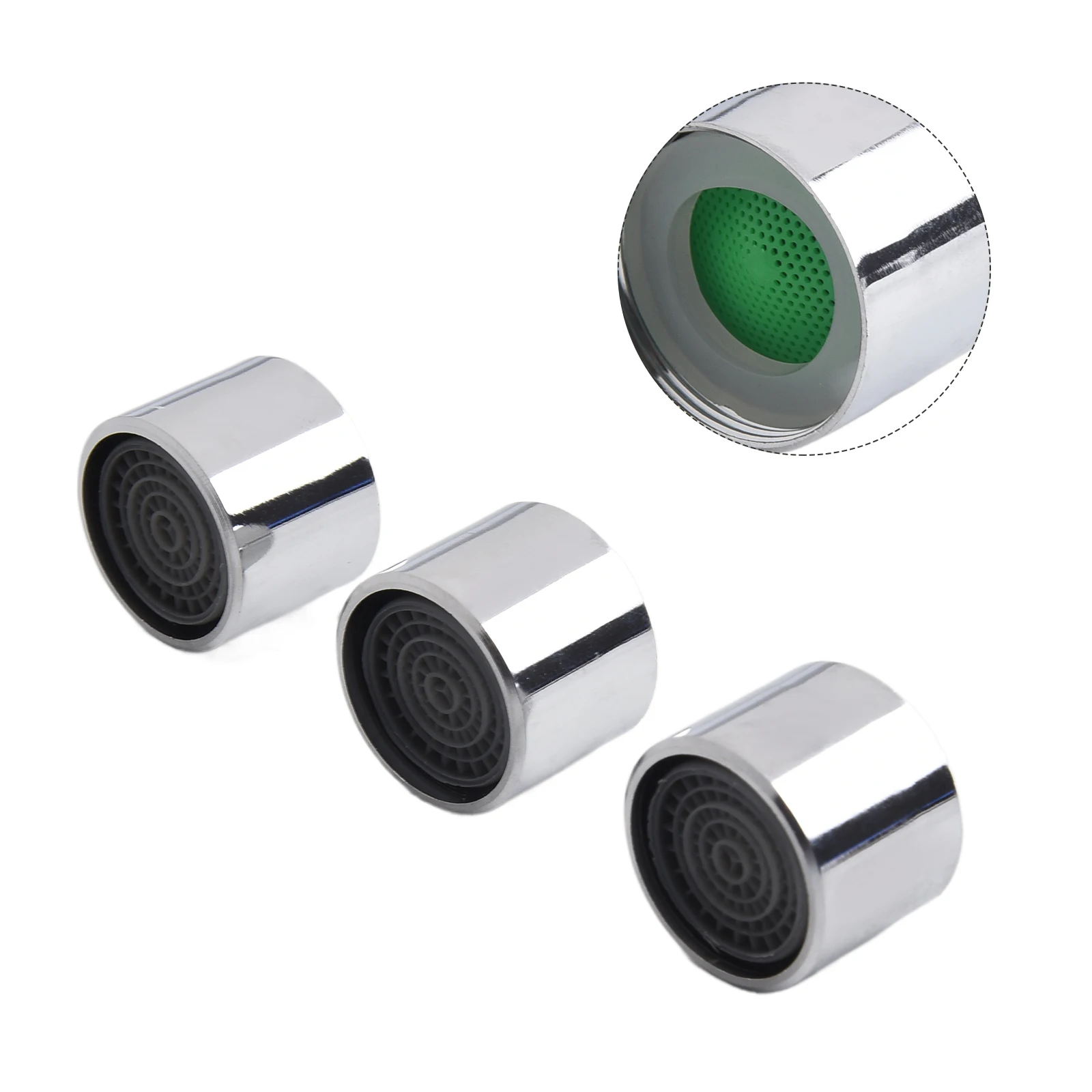 

Exceptional Water Filtering Capability 3pcs Basin Kitchen Faucet Tap Filter Kit with 22mm Internal Thread Sink Aerator