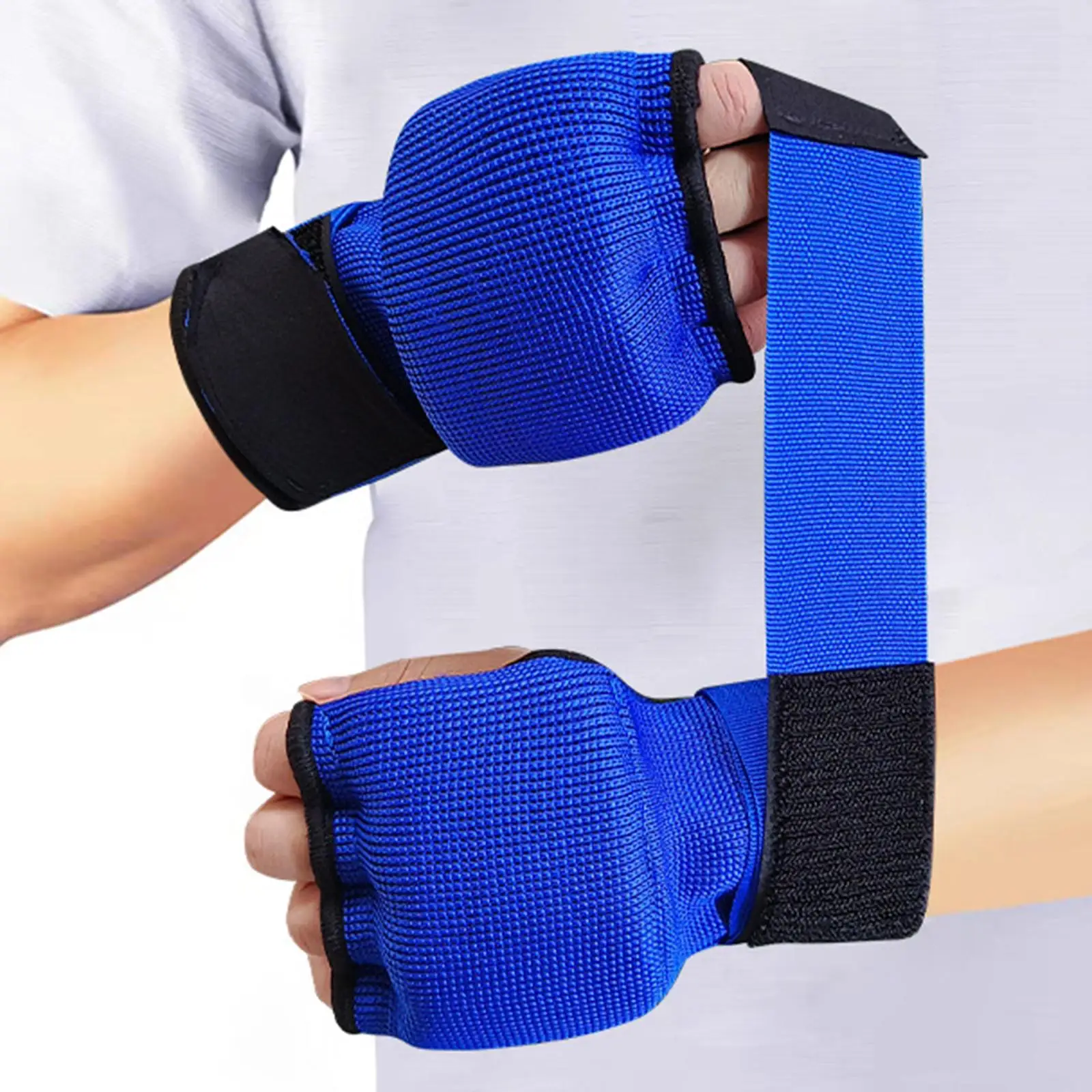 Boxing Padded Inner Gloves Hand Wraps Fitness Wrist Wrap Protector Handwraps for Exercise Sparring Mma Martial Arts Muay Thai