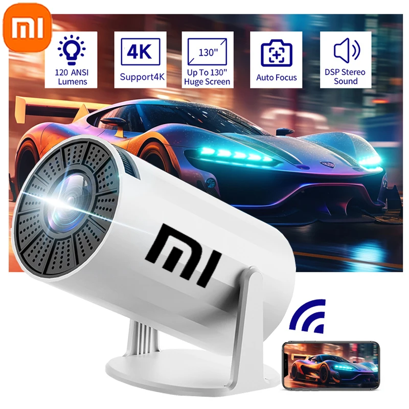 

Xiaomi Mijia Android 11 4K Projector WiFi6 YZ300 Allwinner h713 200ANSI BT5.0 1280*720P Dual wifi Home Theater Outdoor portable