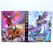 

Pokemon Cards Album Book Cartoon TAKARA TOMY Anime New 240PCS Game Card VMAX GX EX Holder Collection Folder Pikachu Letters Gift
