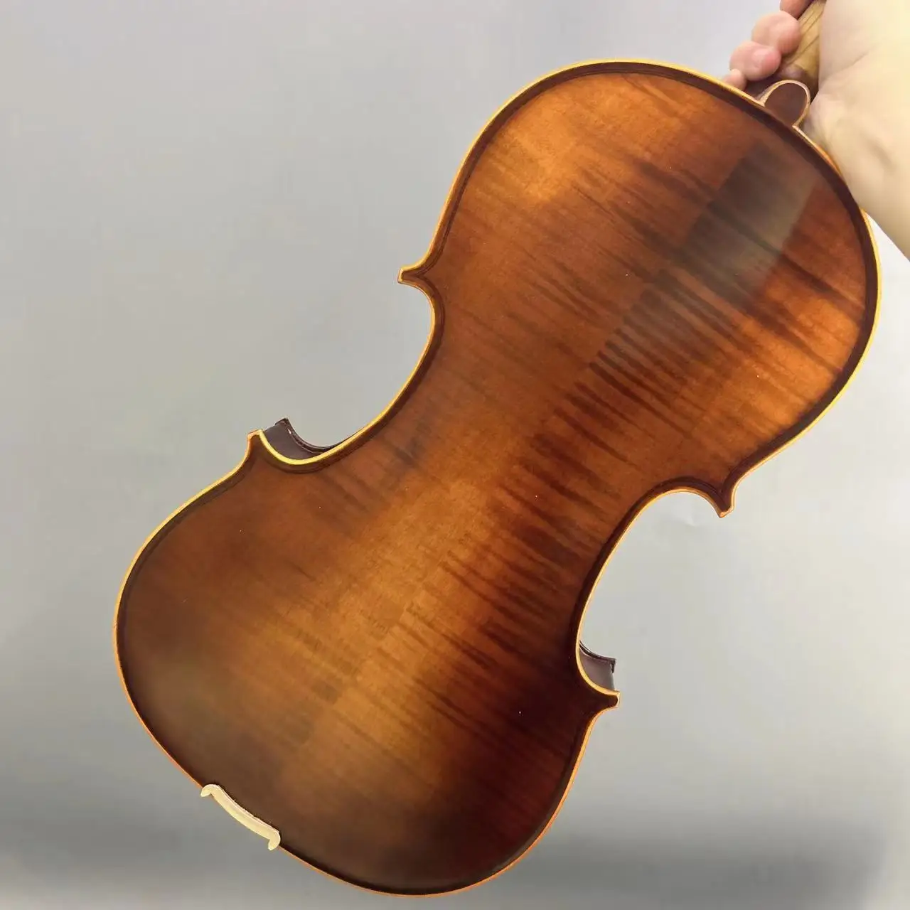 Factory Full Size Gloss Oil Varnish Spruce Flame Maple Viola 15''15.5'' 16''16.5''
