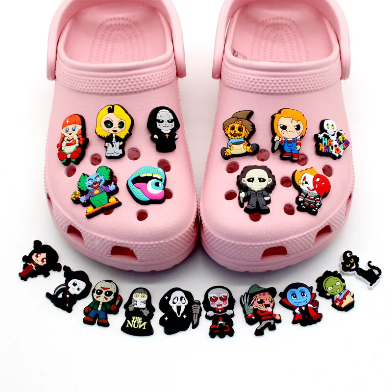 Crocs Accessories Women Croc Scary Charms Set Crocs Slippers Women