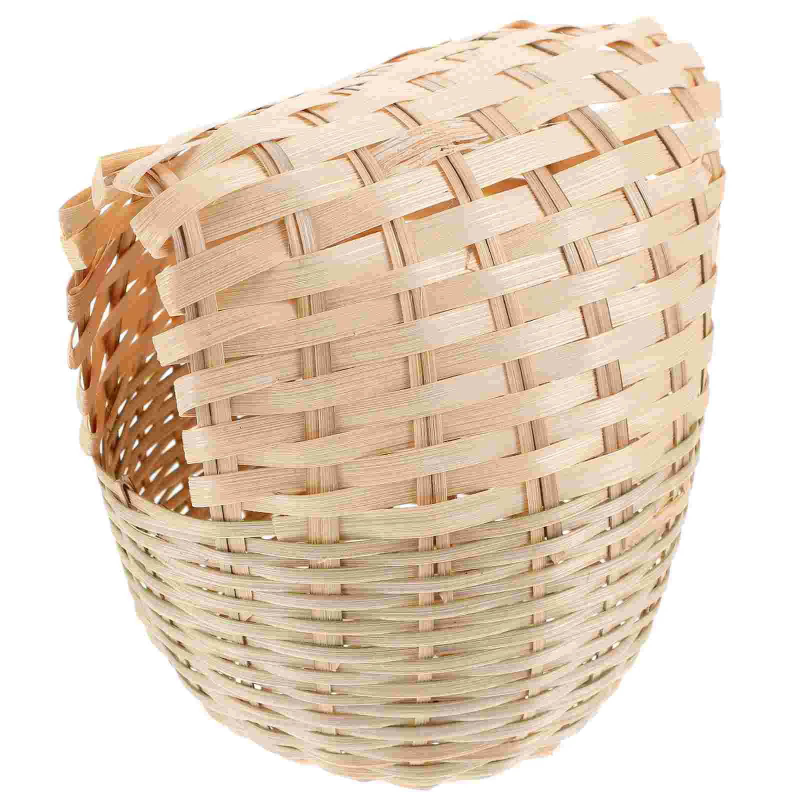 

Handwoven Bamboo Multifunctional Birdcage Living Room Decorative Lampshade Storage Box Rest Boho Weaving Nest Parakeet