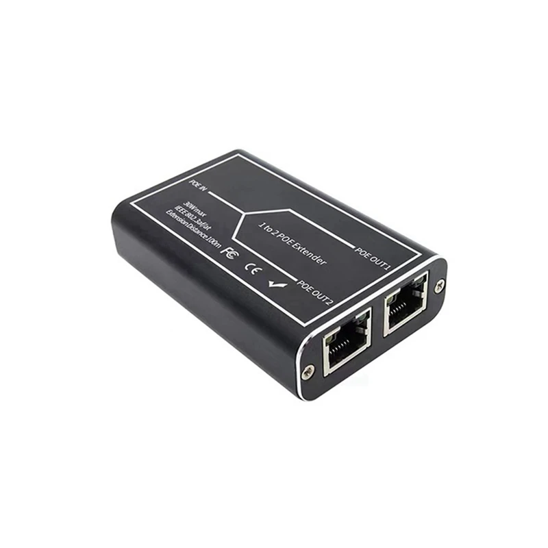 NVR IP 카메라용 POE 확장기, POE 범위 100 미터 확장, 3X 2 포트, IEEE 802.3Af 표준, 100Mbps