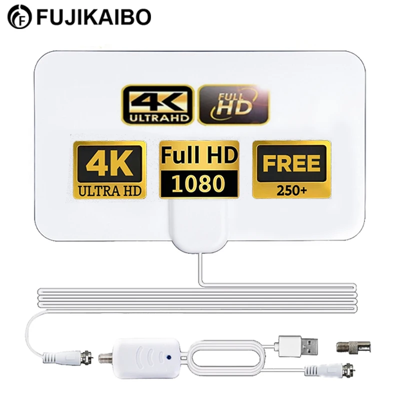 8k 4k Digital 1080p Dvbt2 Tv Antenna Booster 4000 Miles Hd For Rv