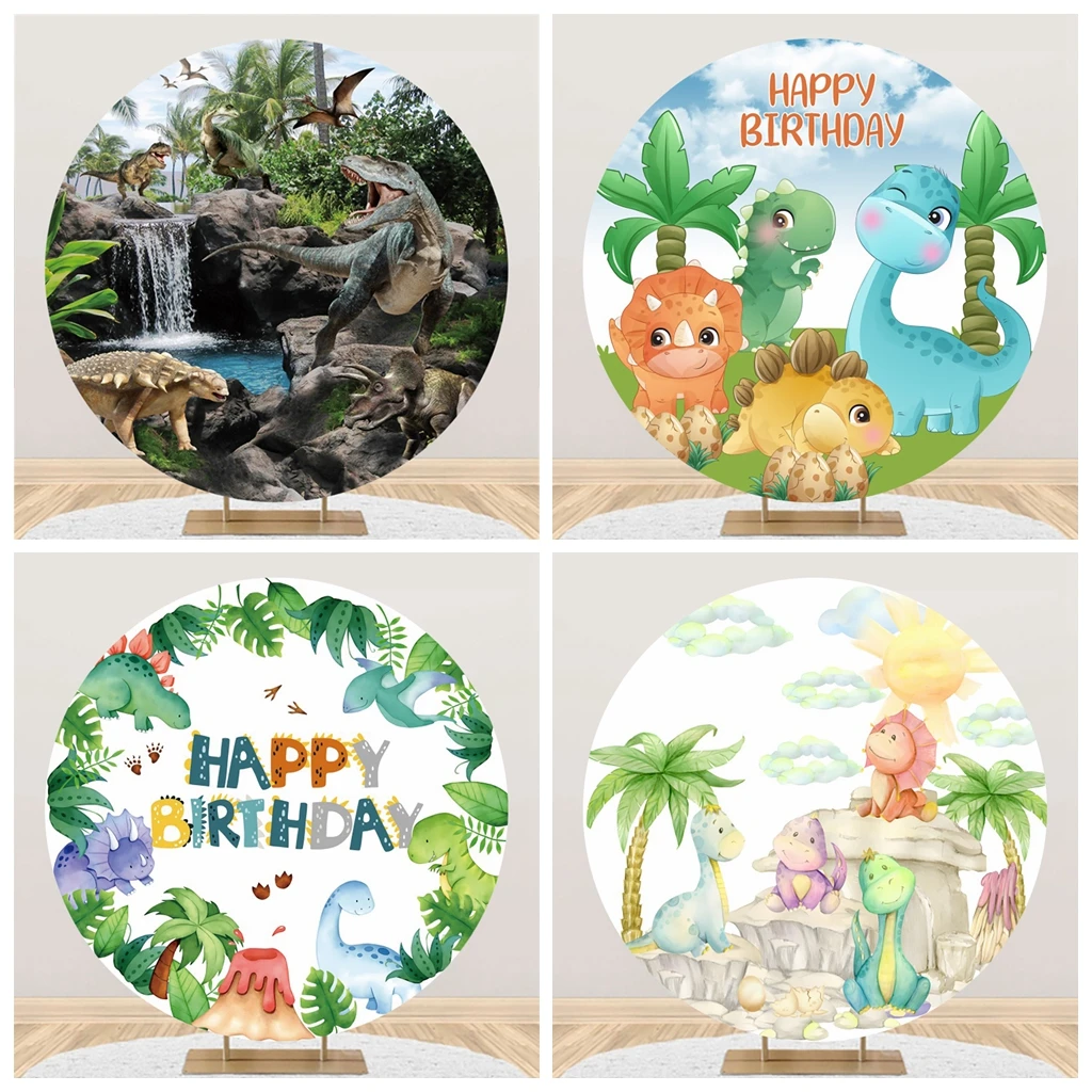 Fondo De Fotografía Dinosaurios Selva 2.2x1.5m - Vinilo, Sin Arrugas - Para Cumpleaños Niños, Estudio, Fiestas