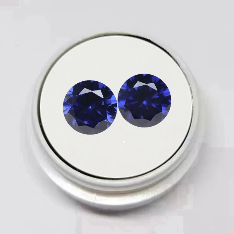 Beautiful Tanzanite Blue Sapphire Unheated Circular Cut AAAA+ VVS Loose Gemstone For Jewelry making Inlays 5