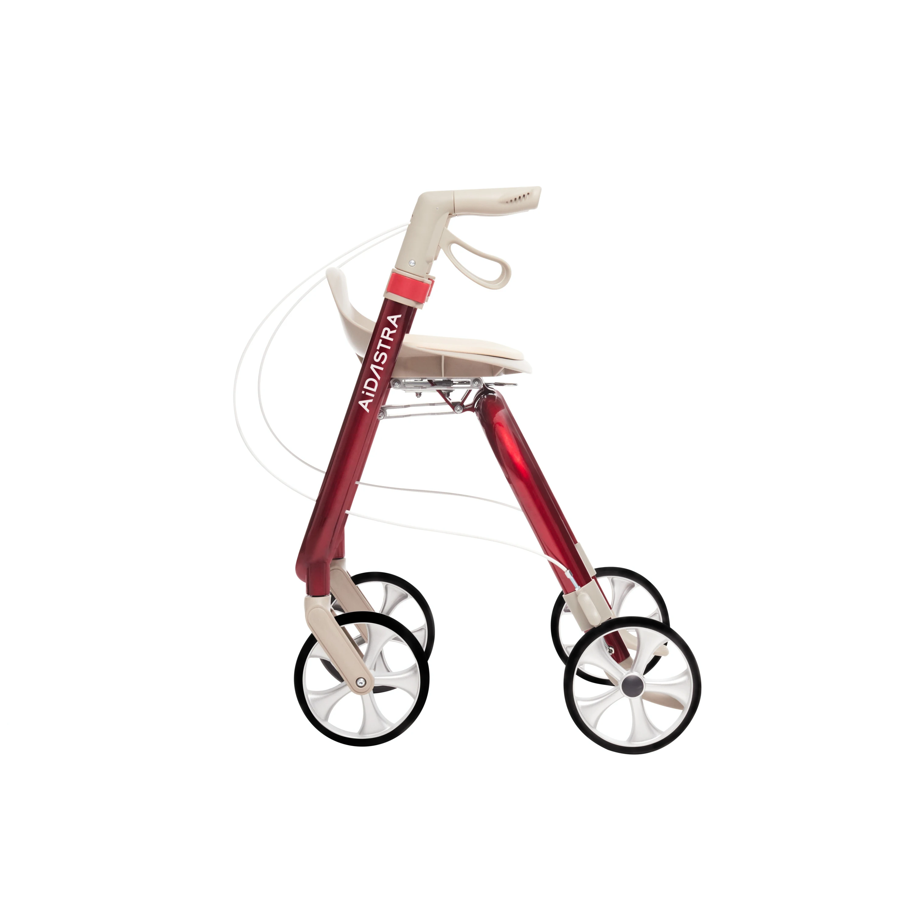 Quality Guaranteed Steel Frame Walkers And Rollators For Elderly Walking Stout Aidastra Wheel Rollator Walker